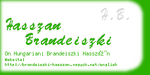 hasszan brandeiszki business card